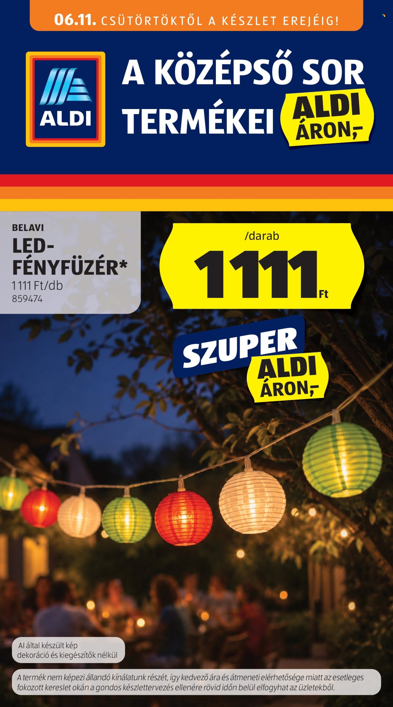 Aldi akciós újságok - 2026.06.11 - 2026.06.17. Oldal 1