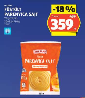 MILSANI Füstölt Parenyica Sajt
