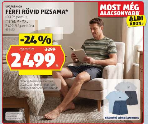 FÉRFI RÖVID PIZSAMA