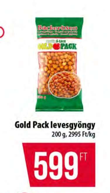 Gold Pack levesgyöngy