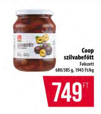 Coop szilvabefőtt