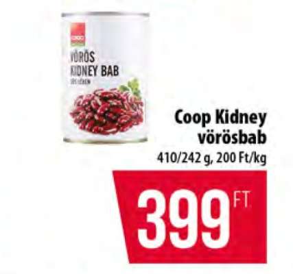 Coop Kidney vörösbab