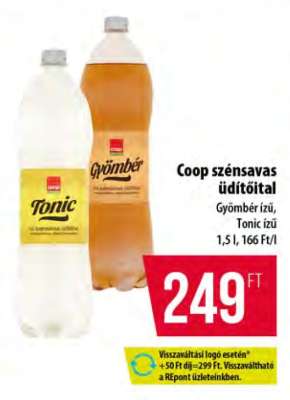 Coop szénsavas üdítőital
