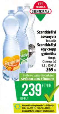 SZENTKIRÁLYI Ásványvíz