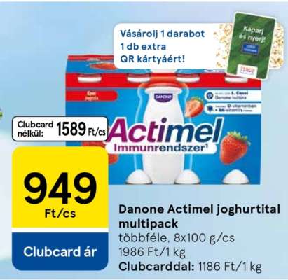 Danone Actimel joghurtital multipack