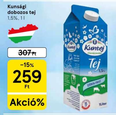 Kunsági dobozos tej