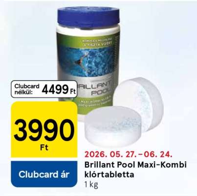 Brillant Pool Maxi-Kombi klórtabletta