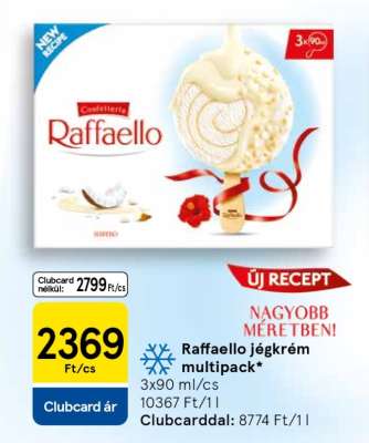Raffaello jégkrém multipack