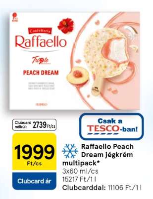 Raffaello Peach Dream jégkrém multipack