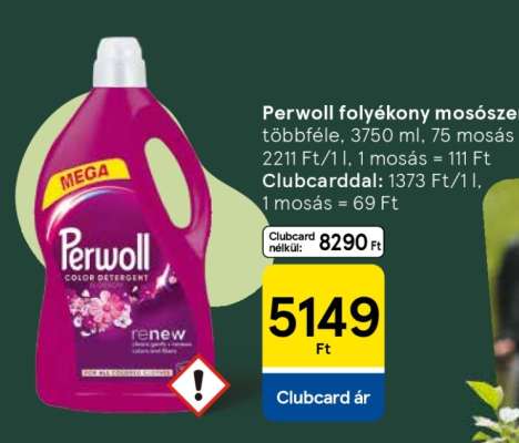 Perwoll folyékony mosószer