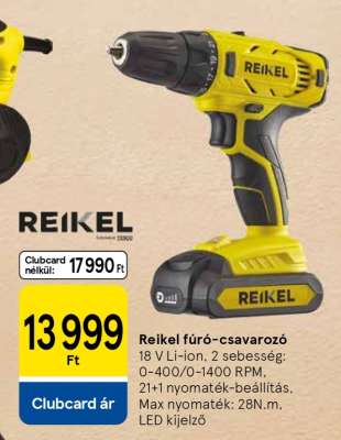 Reikel fúró-csavarozó