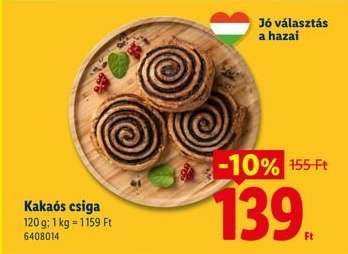 Kakaós csiga