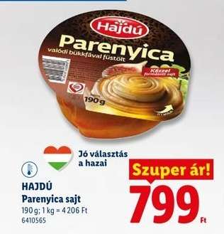 Hajdú Parenyica sajt