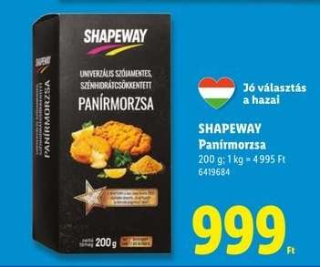 SHAPEWAY Panírmorzsa