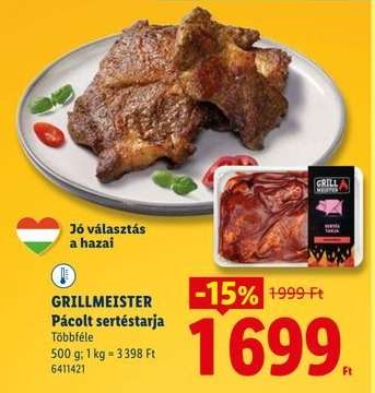 GRILLMEISTER Pácolt sertéstarja