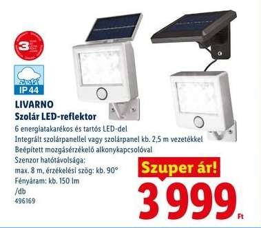 LIVARNO Szolár LED-reflektor