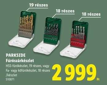 PARKSIDE Fúrószárkészlet