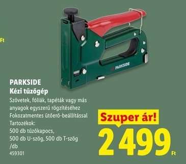 PARKSIDE Kézi tűzőgép