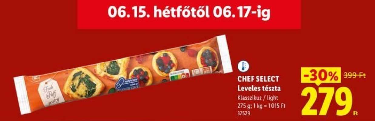 Chef Select Leveles tészta