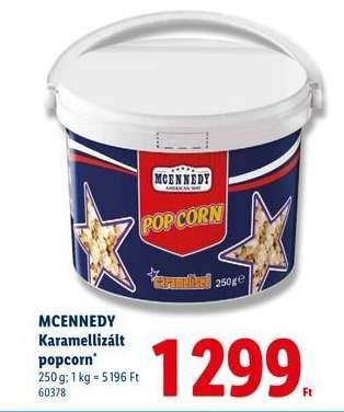 MCENNEDY Karamellizált popcorn