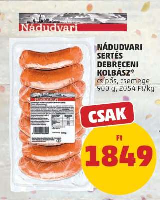 Nádudvari Sertés Debreceni Kolbász