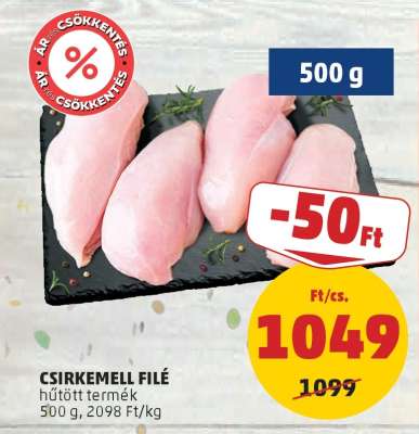 Csirkemell filé