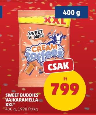 SWEET BUDDIES VAJKARAMELLA XXL