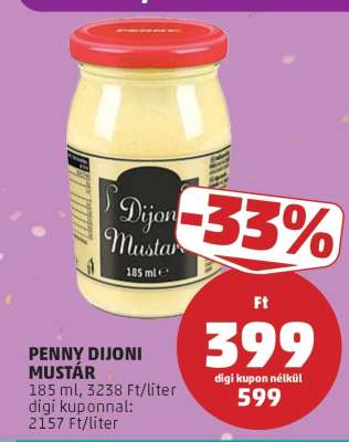 PENNY DIJONI MUSTÁR