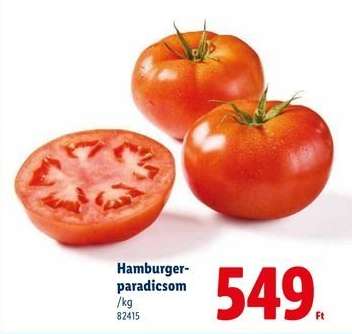 Hamburger-paradicsom