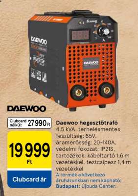 Daewoo hegesztőtrafó