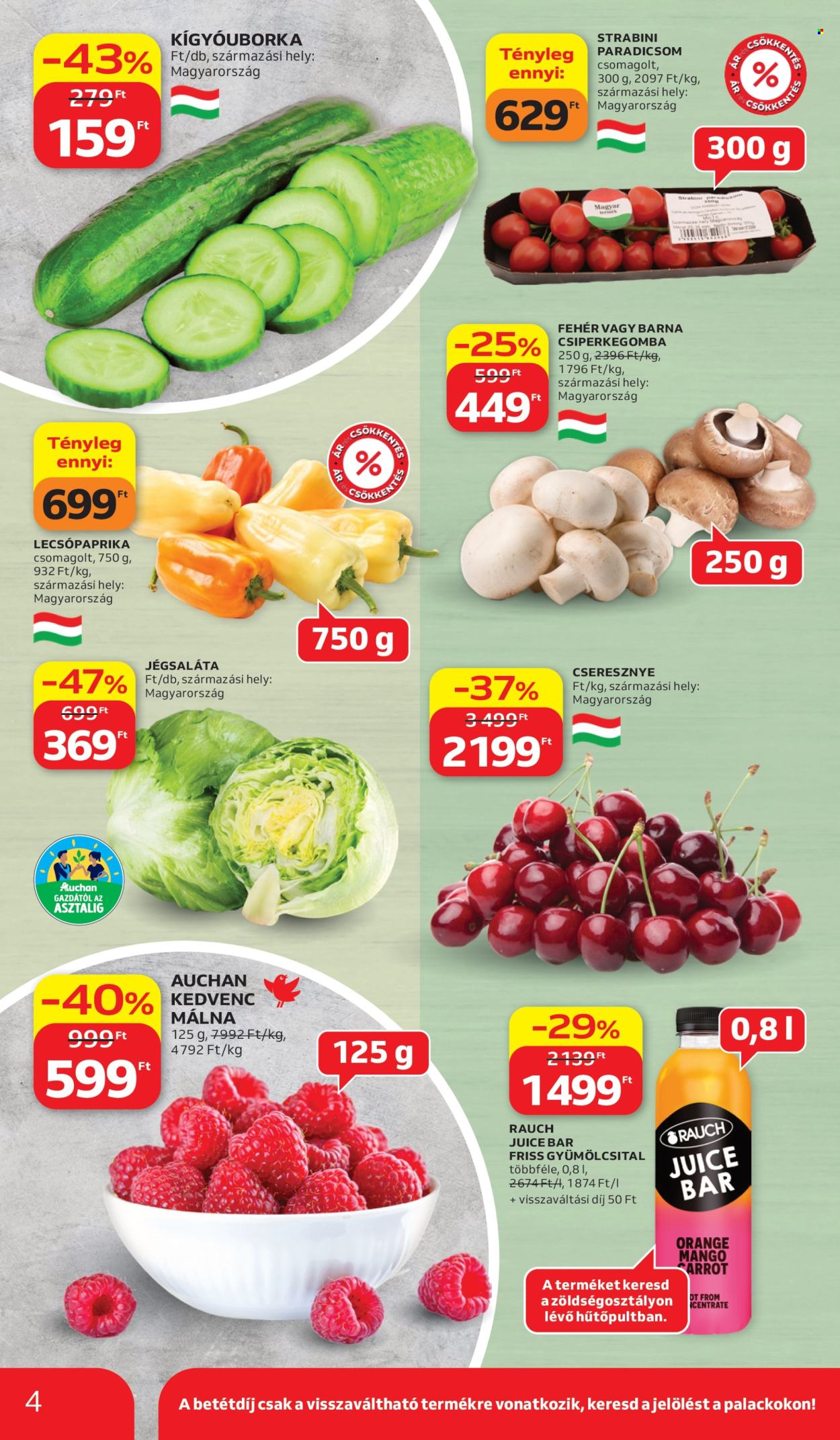 Auchan akciós újságok - 2026.06.11 - 2026.06.17. Oldal 4