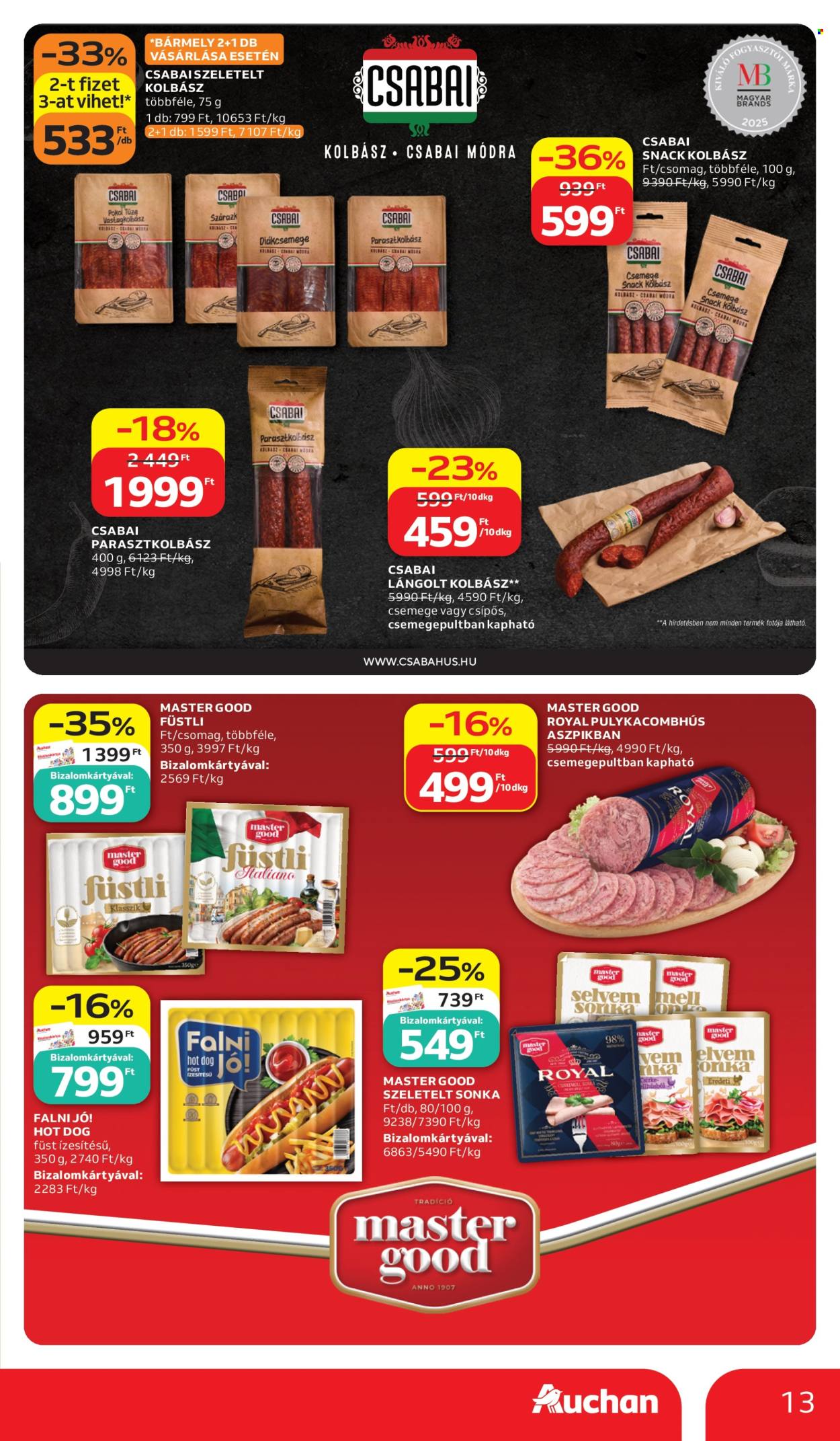 Auchan akciós újságok - 2026.06.11 - 2026.06.17. Oldal 13
