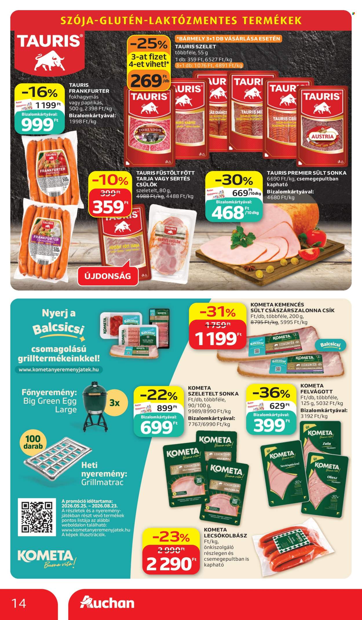 Auchan akciós újságok - 2026.06.11 - 2026.06.17. Oldal 14