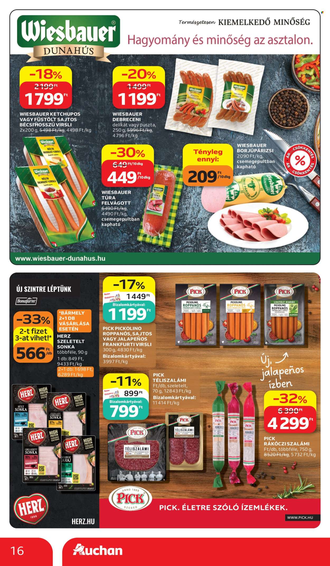 Auchan akciós újságok - 2026.06.11 - 2026.06.17. Oldal 16