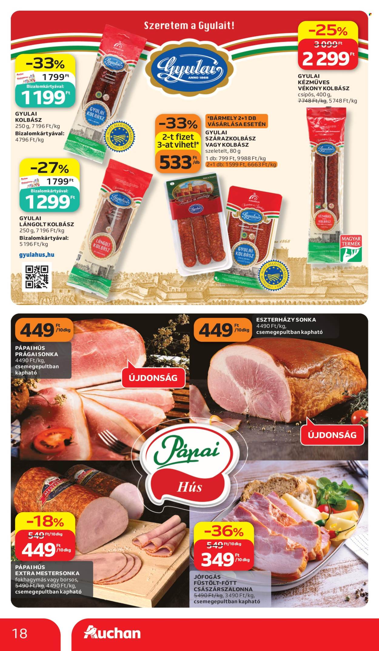 Auchan akciós újságok - 2026.06.11 - 2026.06.17. Oldal 18