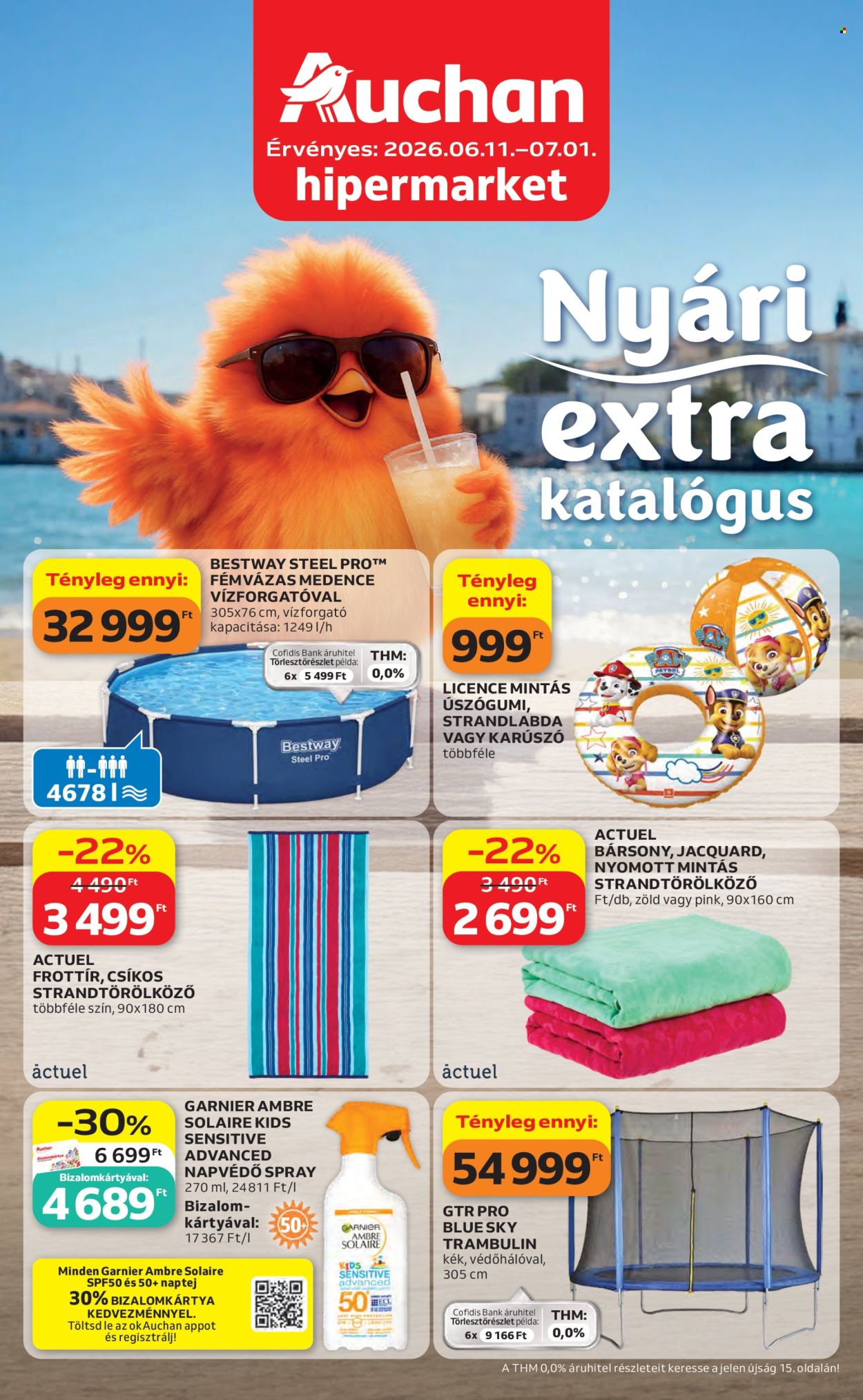 Auchan akciós újságok - 2026.06.11 - 2026.07.01. Oldal 1