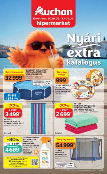 Újság Auchan - 2026.06.11 - 2026.07.01.