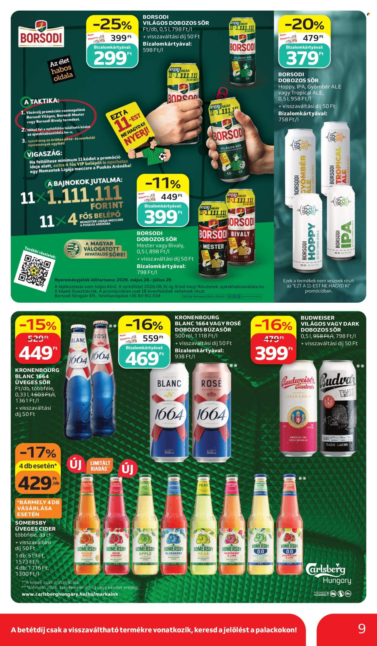 Auchan akciós újságok - 2026.06.11 - 2026.06.24. Oldal 9