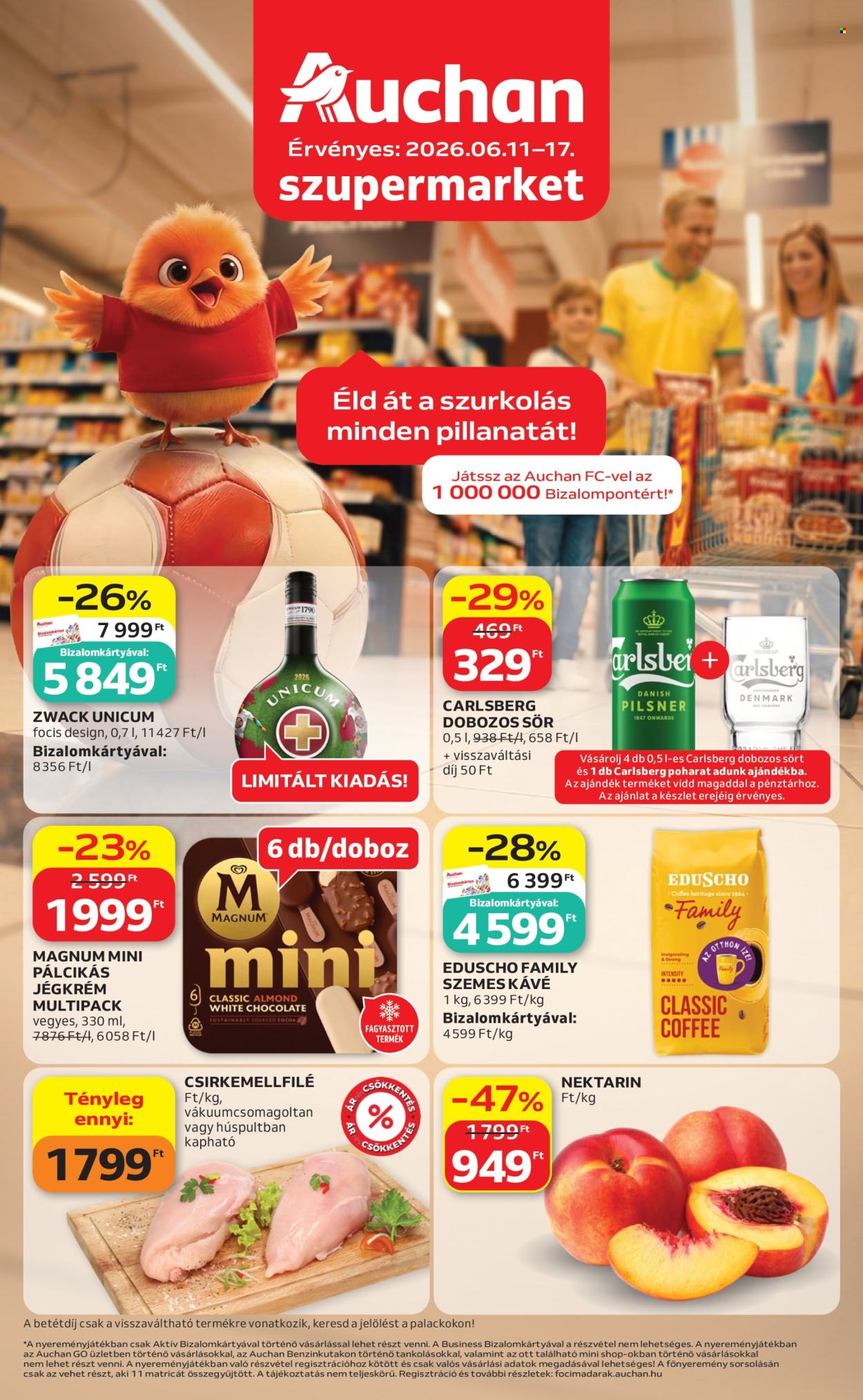 Auchan akciós újságok - 2026.06.11 - 2026.06.17. Oldal 1