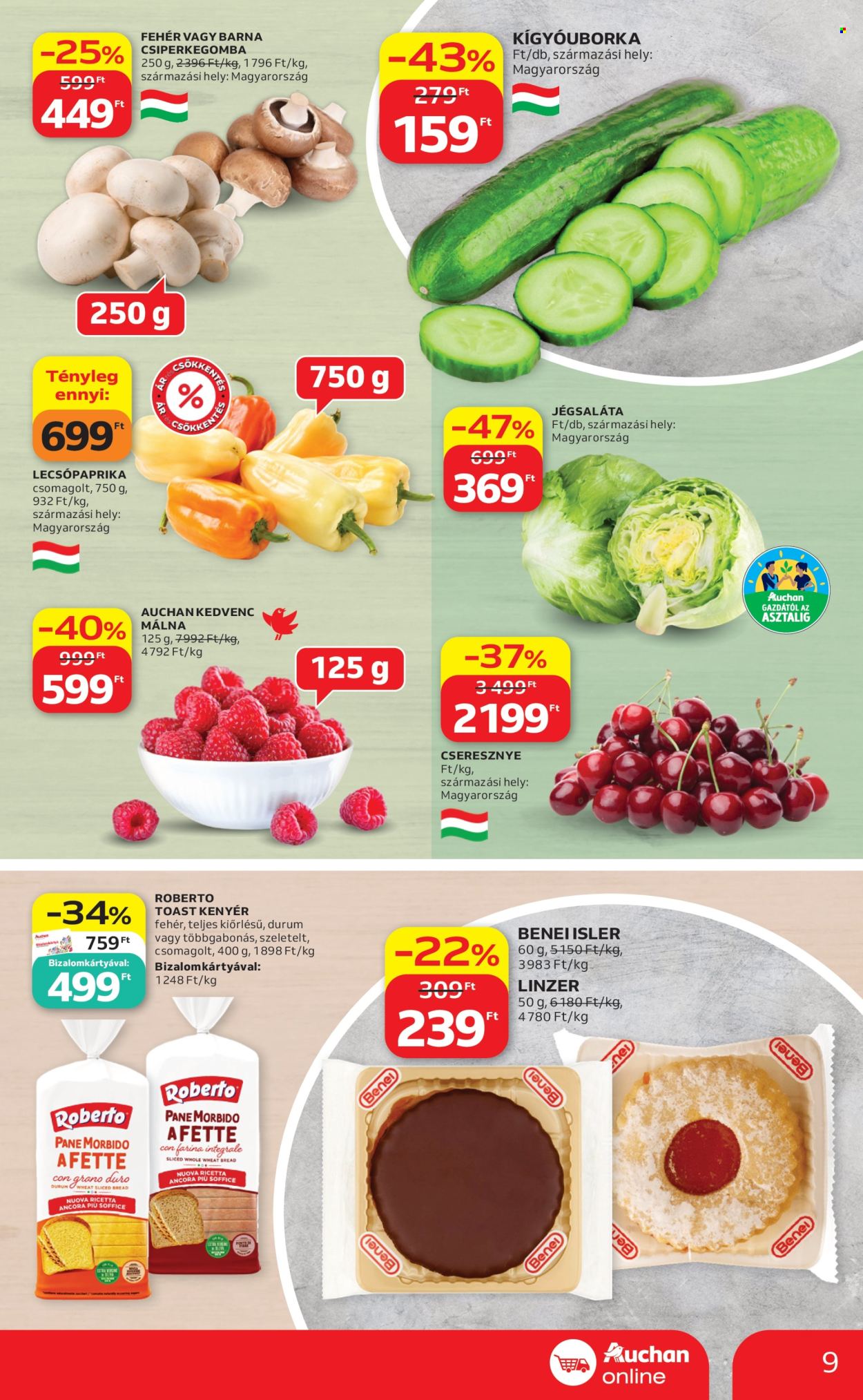 Auchan akciós újságok - 2026.06.11 - 2026.06.17. Oldal 9