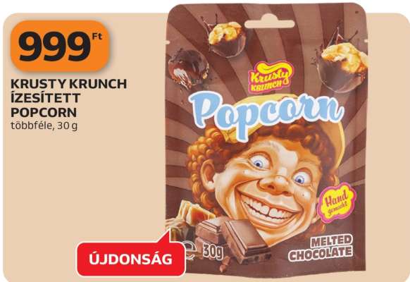 KRUSTY KRUNCH ÍZESÍTETT POPCORN