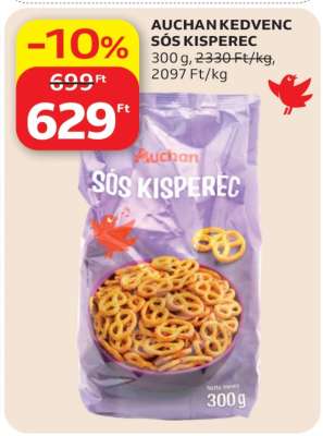 AUCHAN KEDVENC SÓS KISPEREC