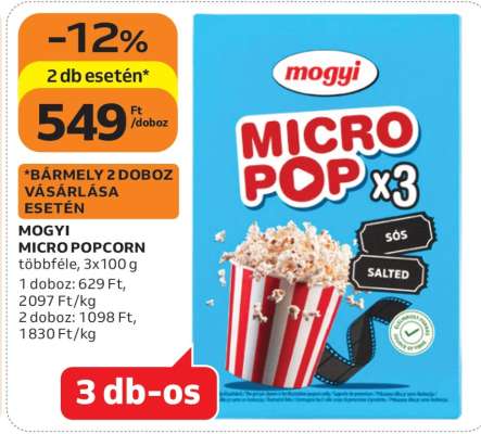 MOGYI Micro popcorn