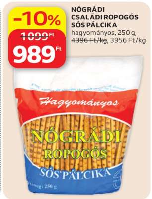 NÓGRÁDI CSALÁDI ROPOGÓS SÓS PÁLCIKA
