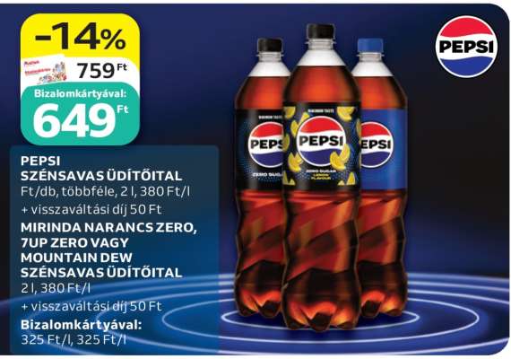 Pepsi szénsavas üdítőital
