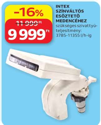 INTEX SZÍNVÁLTÓS ESŐZTETŐ MEDENCÉHEZ