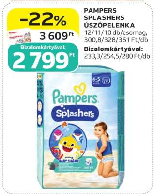 Pampers Splashers Úszópelenka