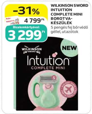 WILKINSON SWORD INTUITION COMPLETE MINI BOROTVAKÉSZÜLÉK
