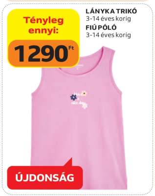 LÁNYKA TRIKÓ / FIÚ PÓLÓ