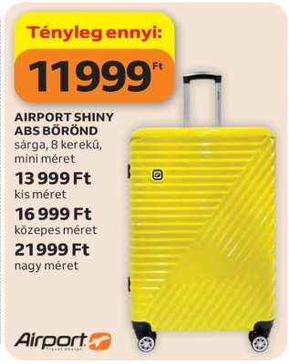 AIRPORT SHINY ABS BŐRÖND